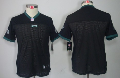 Nike Philadelphia Eagles Blank Black Limited Kids Jersey 