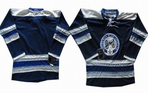 Columbus Blue Jackets Blank Blue Third Jersey 