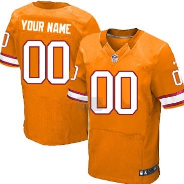 Men's Nike Tampa Bay Buccaneers Customized Orange Elite Jersey 