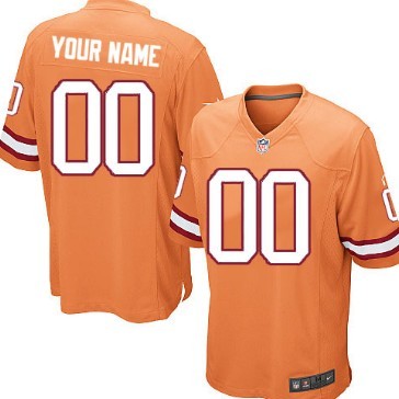 Men's Nike Tampa Bay Buccaneers Customized Orange Limited Jersey 