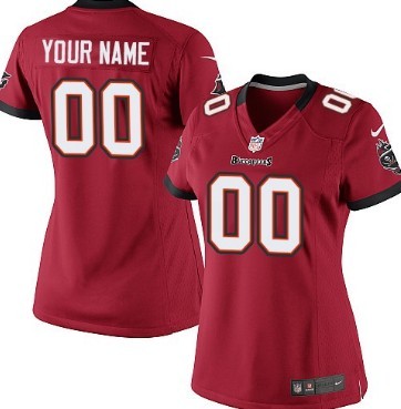 Women's Nike Tampa Bay Buccaneers Customized Red Game Jersey 