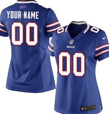 Women's Nike Buffalo Bills Customized Light Blue Limited Jersey