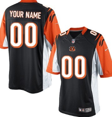 Men's Nike Cincinnati Bengals Customized Black Limited Jersey