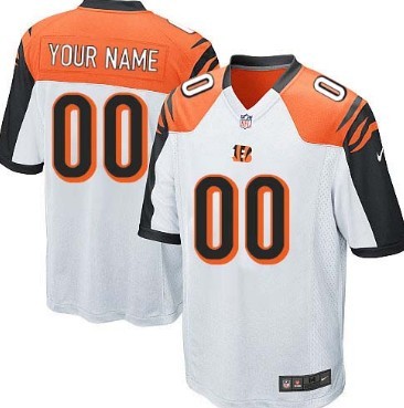 Kids' Nike Cincinnati Bengals Customized White Limited Jersey