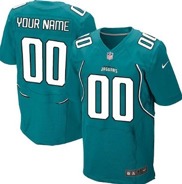 Men's Nike Jacksonville Jaguars Customized Green Elite Jersey