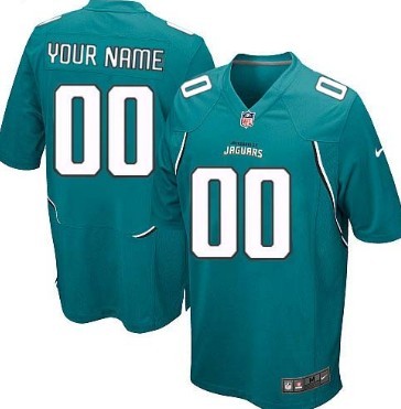 Kids' Nike Jacksonville Jaguars Customized Green Game Jersey