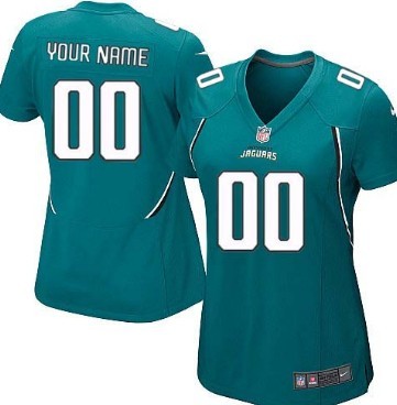 Women's Nike Jacksonville Jaguars Customized Green Limited Jersey