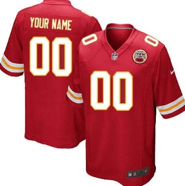 Kids' Nike Kansas City Chiefs Customized Red Game Jersey