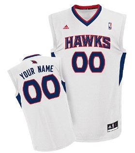 Kids Atlanta Hawks Customized White Jersey 