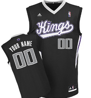 Kids Sacramento Kings Customized Black Jersey