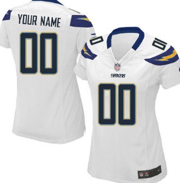 Women's Nike San Diego Chargers Customized White Limited Jersey