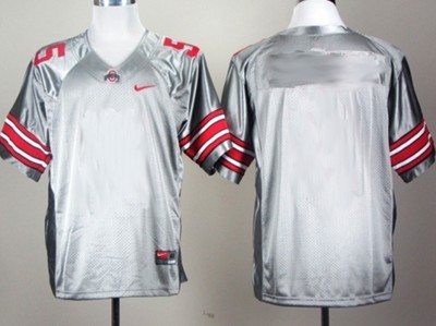 Kids' Ohio State Buckeyes Customized Gray Jersey 