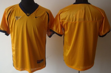 Men's California Golden Bears Customized Yellow Jersey 