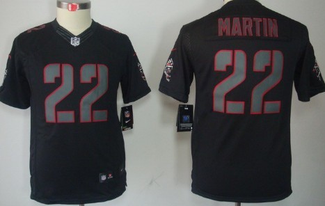 Nike Tampa Bay Buccaneers #22 Doug Martin Black Impact Limited Kids Jersey 