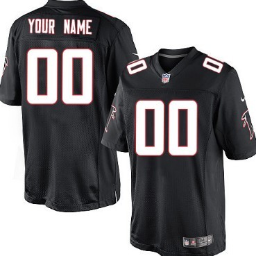 Men's Nike Atlanta Falcons Customized Black Limited Jersey 