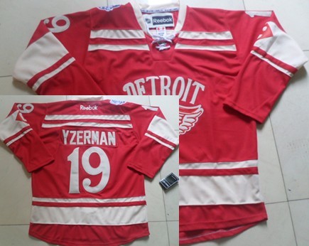 Detroit Red Wings #19 Steve Yzerman 2014 Winter Classic Red Jersey 