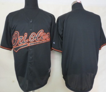 Kids' Baltimore Orioles Customized 2012 Black Fashion Jersey 