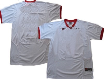 Men's University of Houston Customized White Jersey 