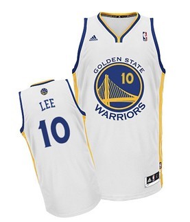 Golden State Warriors #10 David Lee White Swingman Jersey