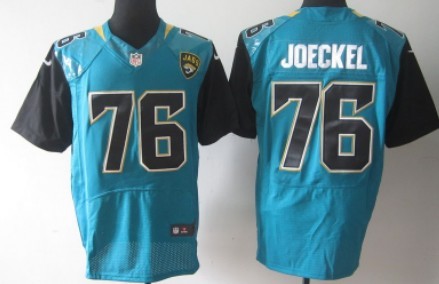 Nike Jacksonville Jaguars #76 Luke Joeckel 2013 Green Elite Jersey