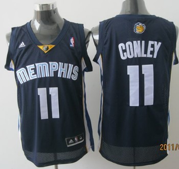 Memphis Grizzlies #11 Mike Conley Navy Blue Swingman Jersey