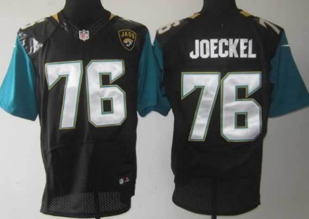 Nike Jacksonville Jaguars #76 Luke Joeckel 2013 Black Elite Jersey