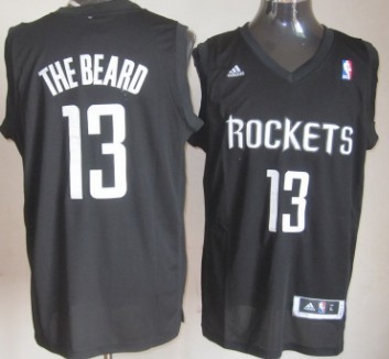 Houston Rockets #13 The Beard Black Fashion Jersey