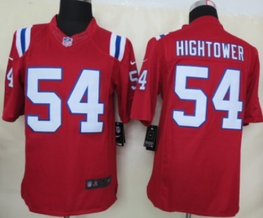 Nike New England Patriots #54 Donta Hightower Red Limited Jersey 