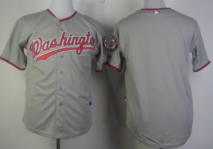 Washington Nationals Blank Gray Jersey 