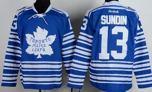 Toronto Maple Leafs #13 Mats Sundin 2014 Winter Classic Blue Jersey