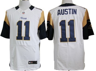 Nike St. Louis Rams #11 Tavon Austin White Elite Jersey 