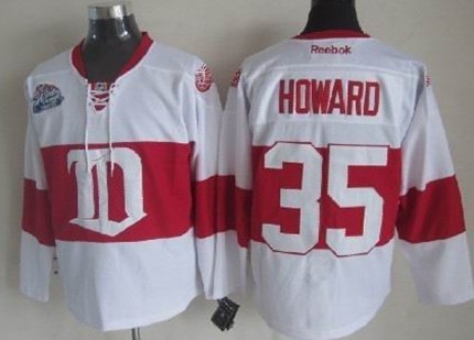 Detroit Red Wings #35 Jimmy Howard White Winter Classic Jersey