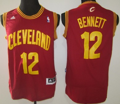 Cleveland Cavaliers #12 Anthony Bennett Revolution 30 Swingman Red Jersey 