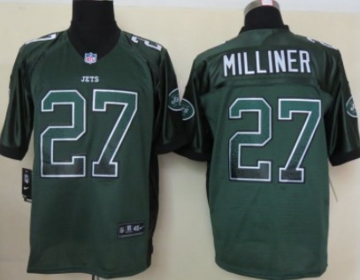 Nike New York Jets #27 Dee Milliner Drift Fashion Green Elite Jersey