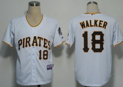 Pittsburgh Pirates #18 Neil Walker White Kids Jersey 