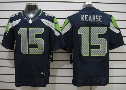 Nike Seattle Seahawks #15 Jermaine Kearse Navy Blue Elite Jersey 