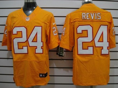 Nike Tampa Bay Buccaneers #24 Darrelle Revis Orange Elite Jersey 