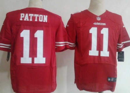 Nike San Francisco 49ers #11 Quinton Patton Red Elite Jersey 