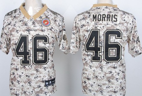 Nike Washington Redskins #46 Alfred Morris 2013 USMC Camo Elite Jersey