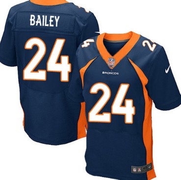 Nike Denver Broncos #24 Champ Bailey 2013 Blue Elite Jersey 