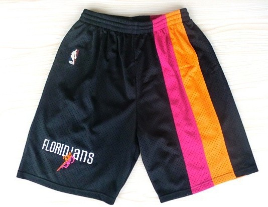 Miami Heat Black Floridians Rainbow Short