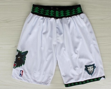 Minnesota Timberwolves White Swingman Short 