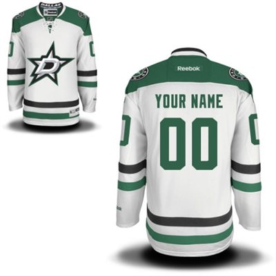 Dallas Stars Mens Customized 2013 White Jersey 