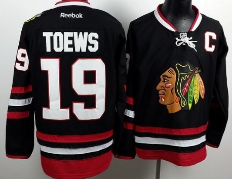 Chicago Blackhawks #19 Jonathan Toews 2014 Stadium Series Black Jersey