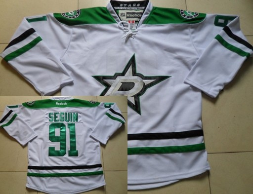 Dallas Stars #91 Tyler Seguin 2013 White Jersey 