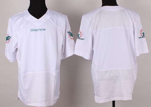 Nike Miami Dolphins Blank 2013 White Elite Jersey