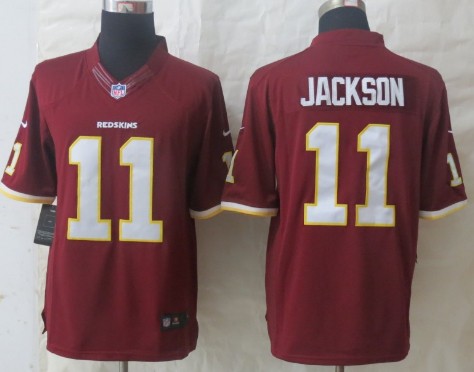 Nike Washington Redskins #11 DeSean Jackson Red Limited Jersey