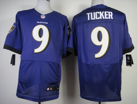 Nike Baltimore Ravens #9 Justin Tucker 2013 Purple Elite Jersey 