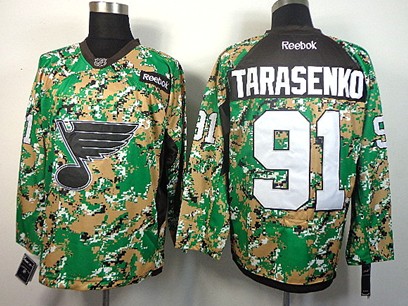 St. Louis Blues #91 Vladimir Tarasenko 2014 Camo Jersey 