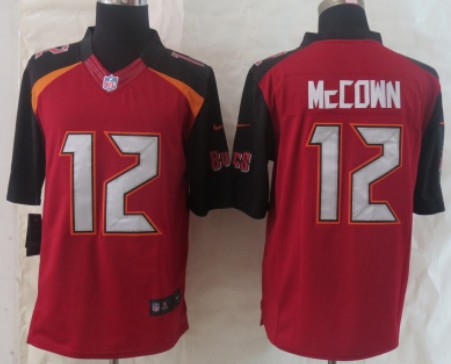 Nike Tampa Bay Buccaneers #12 Josh McCown 2014 Red Limited Jersey